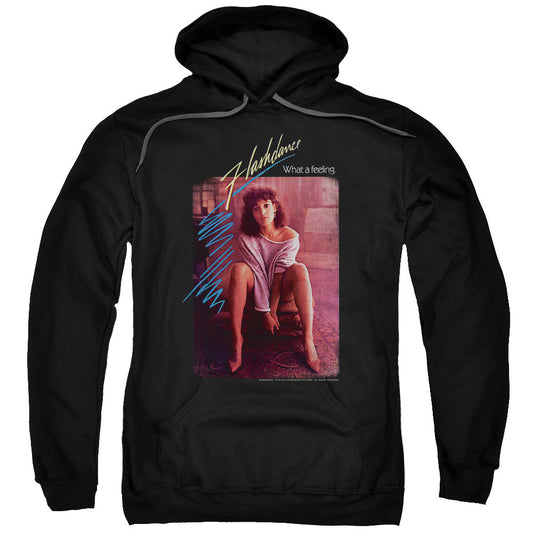 Flashdance Title Mens Hoodie Black Officially Licensed