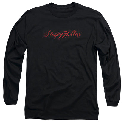 Sleepy Hollow Logo Mens Long Sleeve Shirt Black Officially Licensed Officially Licensed