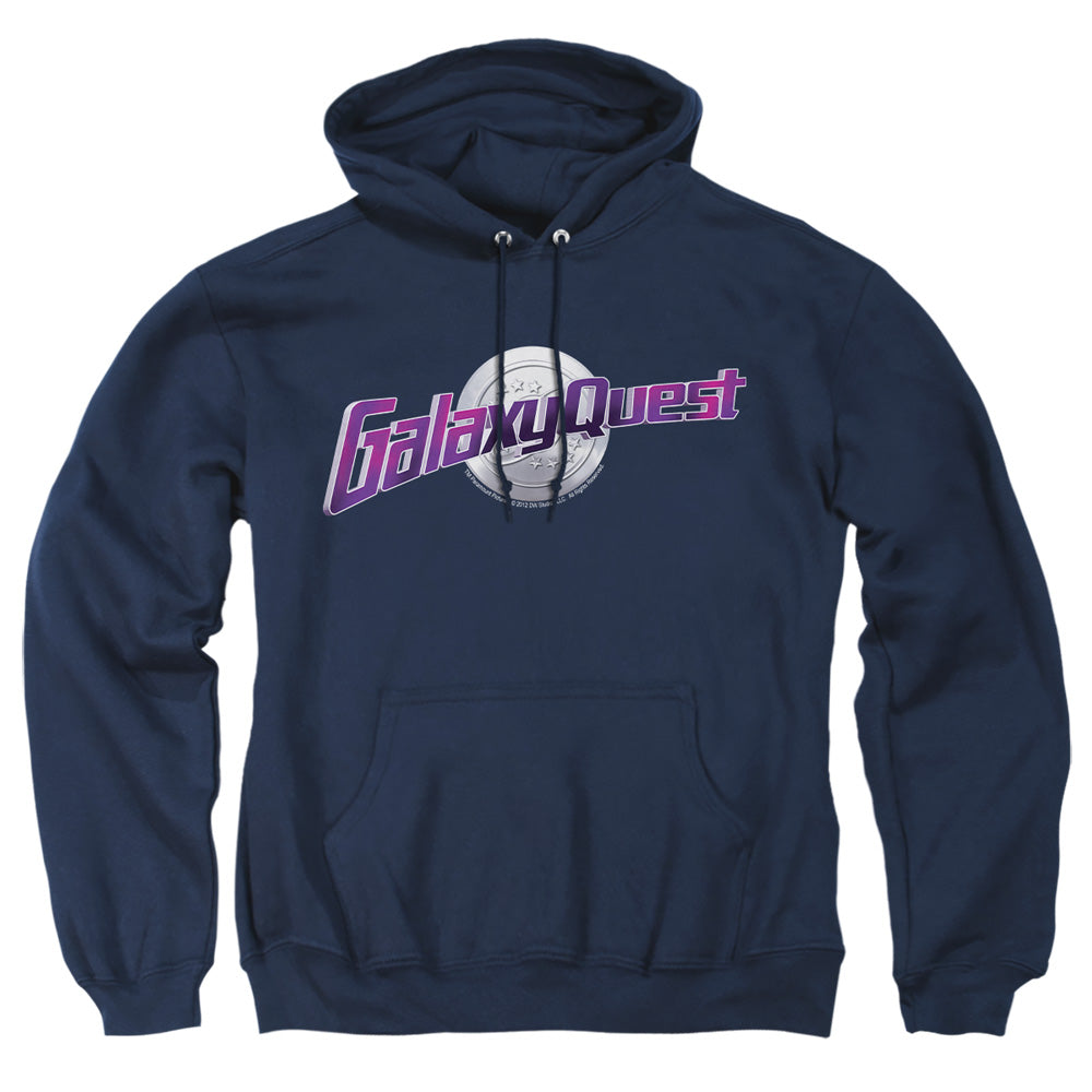 Galaxy Quest Logo Mens Hoodie Navy Officially Licensed