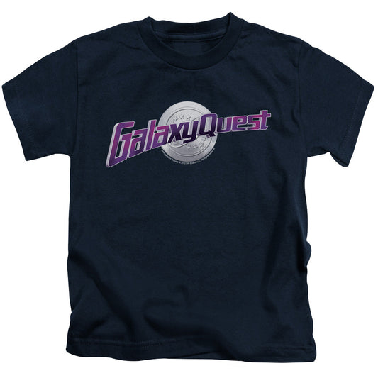 Galaxy Quest Logo Juvenile Kids Youth T Shirt Navy Blue Officially Licensed