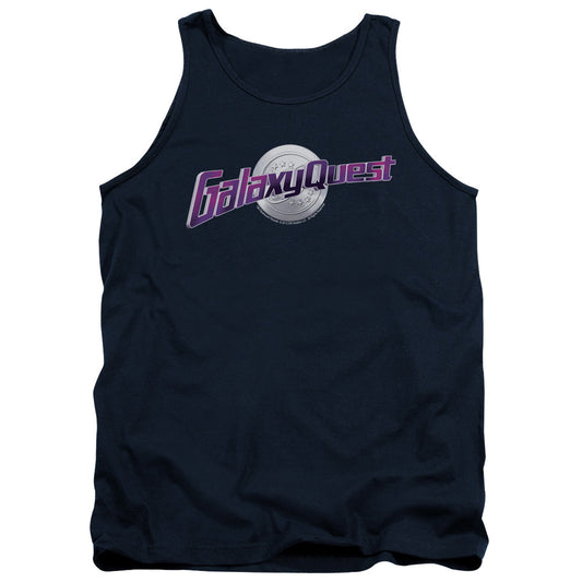 Galaxy Quest Logo Mens Tank Top Shirt Navy Blue Officially Licensed