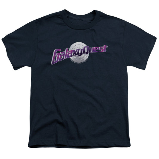 Galaxy Quest Logo Kids Youth T Shirt Navy Blue Officially Licensed