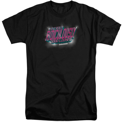Zoolander Ridiculously Good Looking Mens Tall T Shirt Black Officially Licensed