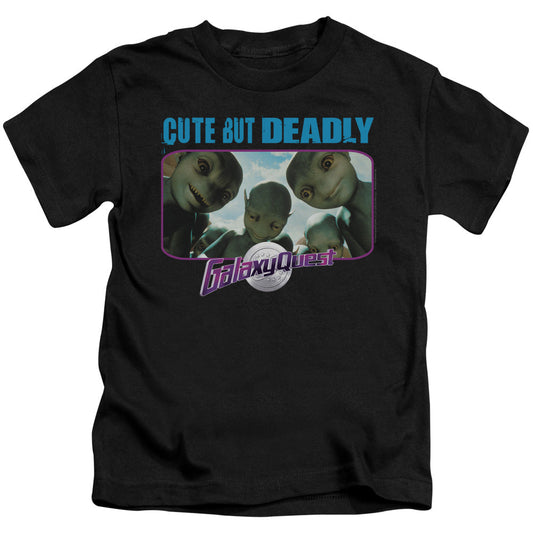 Galaxy Quest Cute But Deadly Juvenile Kids Youth T Shirt Black Officially Licensed