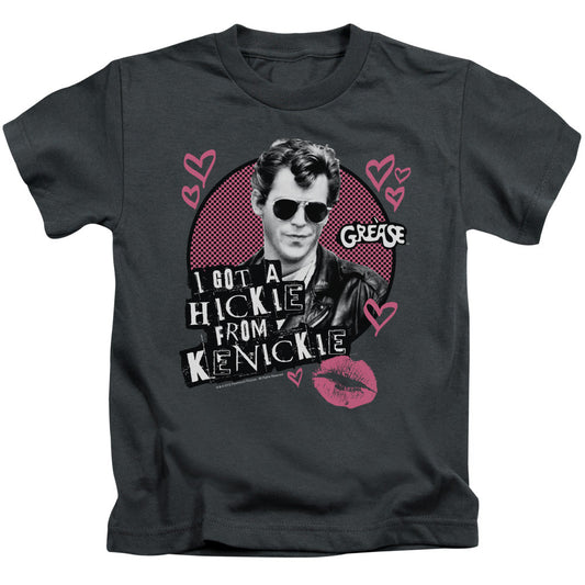 Grease Kenickie Juvenile Kids Youth T Shirt Charcoal Officially Licensed