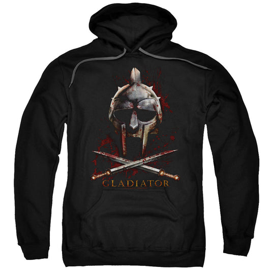 Gladiator Helmet Mens Hoodie Black Officially Licensed