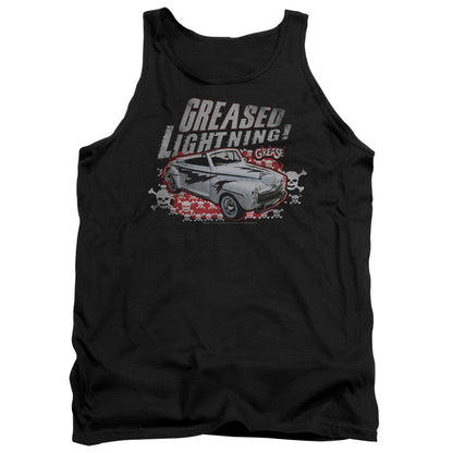 Grease Greased Lightening Mens Tank Top Shirt Black Officially Licensed
