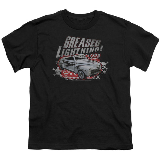 Grease Greased Lightening Kids Youth T Shirt Black Officially Licensed