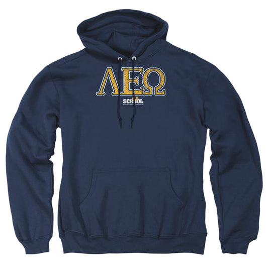Old School Leo Mens Hoodie Navy Officially Licensed
