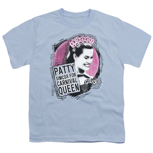 Grease Carnival Queen Kids Youth T Shirt Light Blue Officially Licensed