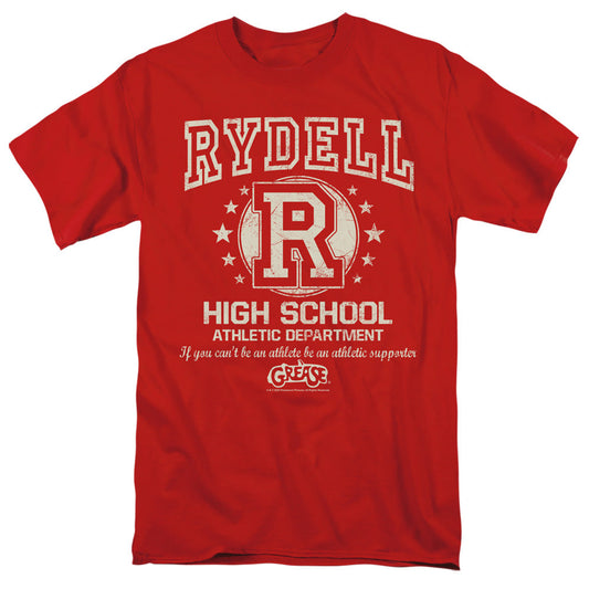 Grease Rydell High Mens T Shirt Red Officially Licensed
