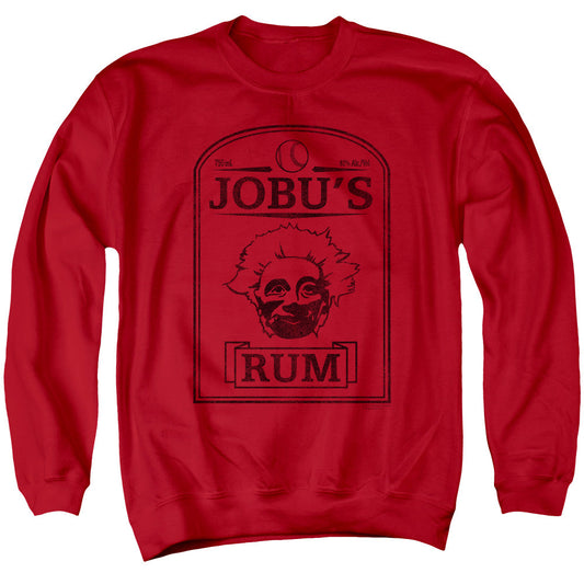 Major League Jobus Rum Mens Crewneck Sweatshirt Red Officially Licensed