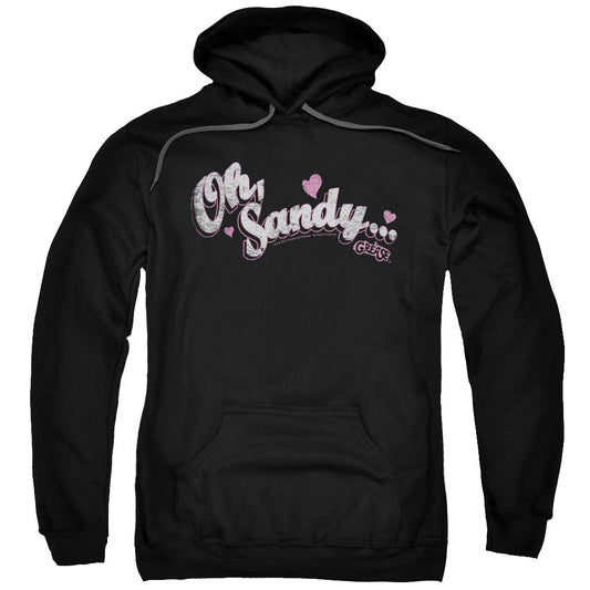 Grease Oh Sandy Mens Hoodie Black Officially Licensed