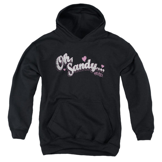 Grease Oh Sandy Kids Youth Hoodie Black Officially Licensed