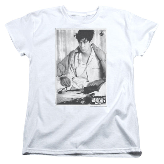 Ferris Buellers Day Off Cameron Womens T Shirt White Officially Licensed