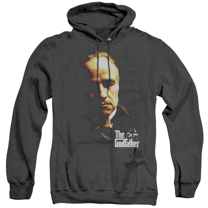 Godfather Don Vito Mens Heather Hoodie Black Officially Licensed