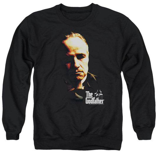 The Godfather Don Vito Mens Crewneck Sweatshirt Black Officially Licensed