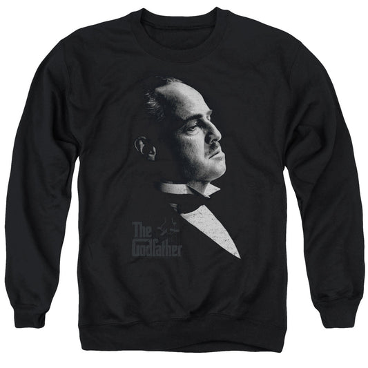 The Godfather Graphic Vito Mens Crewneck Sweatshirt Black Officially Licensed