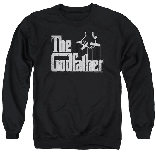Godfather Logo Mens Crewneck Sweatshirt Black Officially Licensed