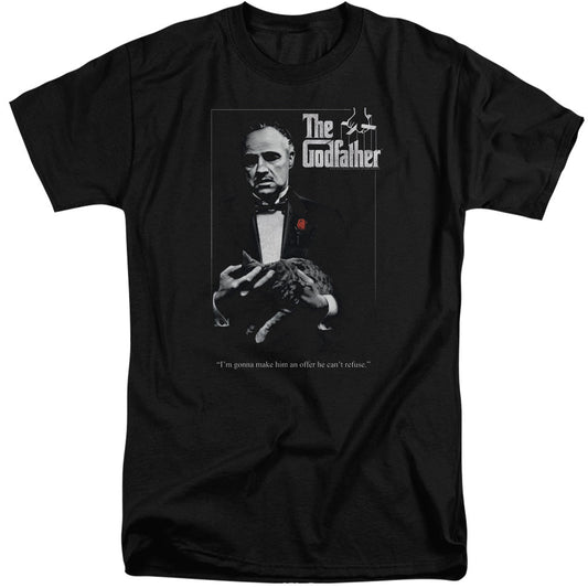 Godfather Poster Mens Tall T Shirt Black Officially Licensed