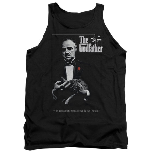 Godfather Poster Mens Tank Top Shirt Black Officially Licensed