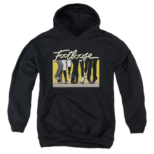 Footloose Dance Party Kids Youth Hoodie Black Officially Licensed