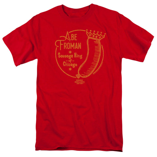Ferris Bueller Abe Froman Mens T Shirt Red Officially Licensed