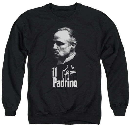 Godfather Il Padrino Mens Crewneck Sweatshirt Black Officially Licensed