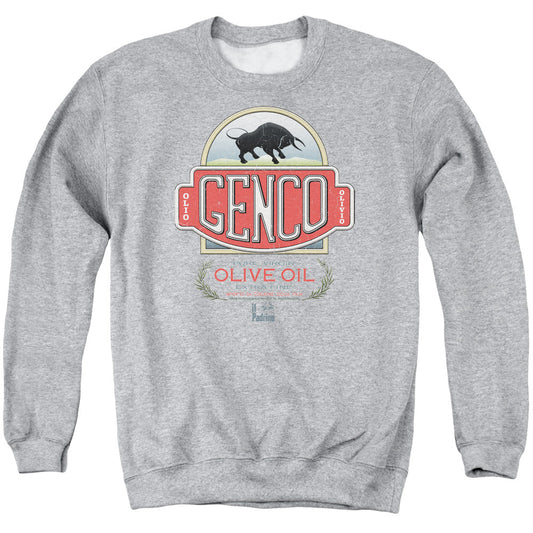 The Godfather Genco Olive Oil Mens Crewneck Sweatshirt Athletic Heather Officially Licensed