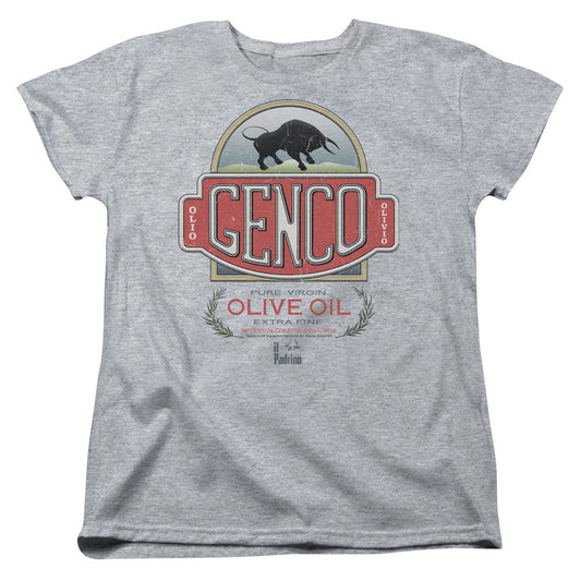 The Godfather Genco Olive Oil Womens T Shirt Athletic Heather Officially Licensed