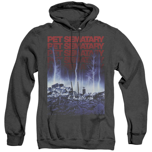 Pet Sematary Sematary Heather Mens Hoodie Black Officially Licensed