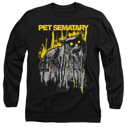 Pet Sematary Decay Mens Long Sleeve Shirt Black Officially Licensed