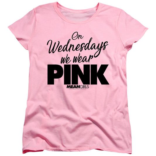 Mean Girls Pink Womens T Shirt Pink Officially Licensed