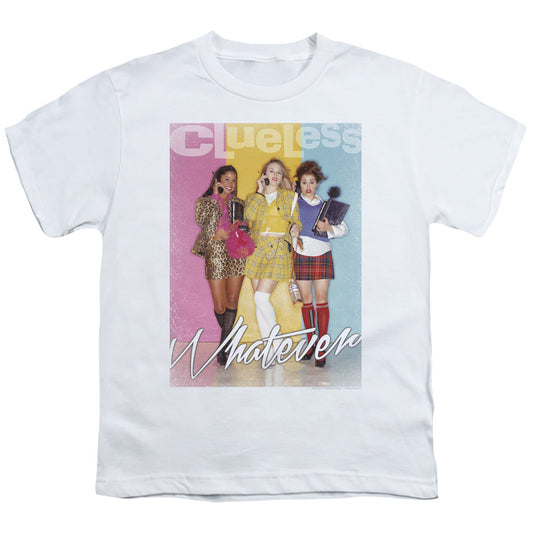 Clueless Whatever Kids Youth T Shirt White Officially Licensed