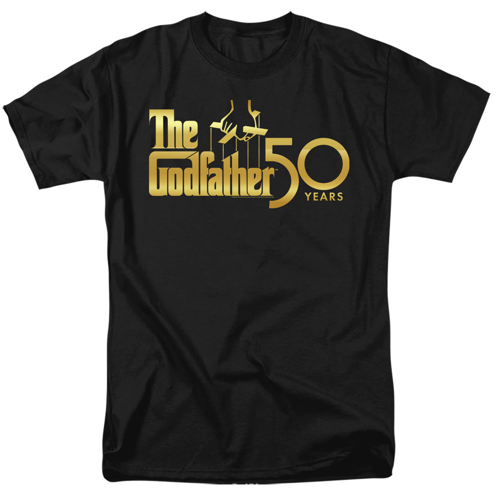 Godfather Godfather 50Th Logo Mens T Shirt Black Officially Licensed