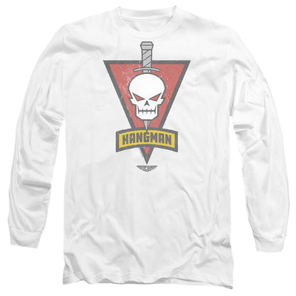 Top Gun: Maverick Hangman Call Sign Mens Long Sleeve Shirt White Officially Licensed