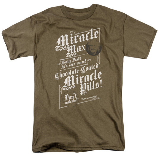 The Princess Bride Miracle Max Mens T Shirt Safari Green Officially Licensed