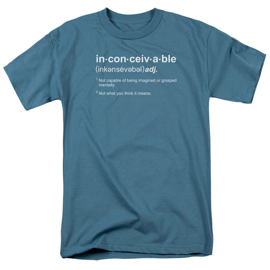 Princess Bride Definition Mens T Shirt Slate Officially Licensed