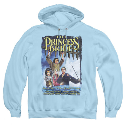 Princess Bride Alt Poster Mens Hoodie Light Blue Officially Licensed