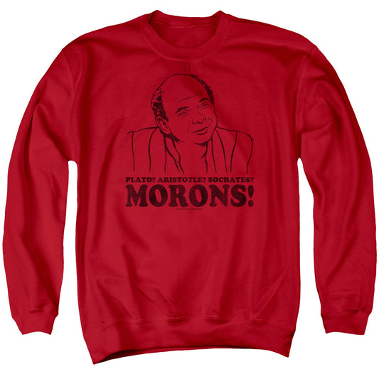 The Princess Bride Morons Mens Crewneck Sweatshirt Red Officially Licensed