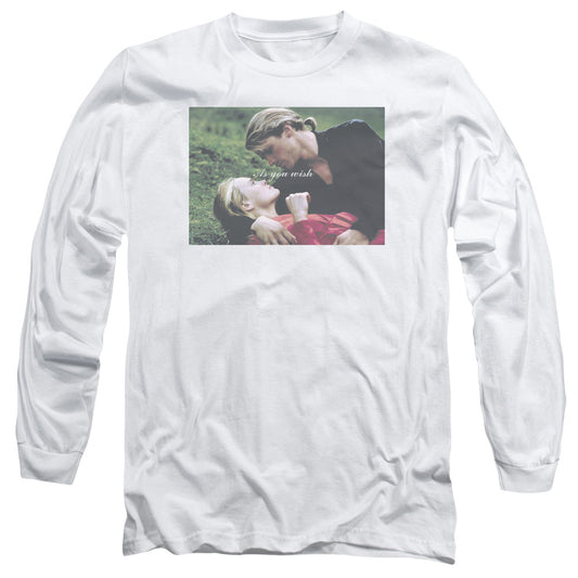 The Princess Bride As You Wish Mens Long Sleeve Shirt White Officially Licensed