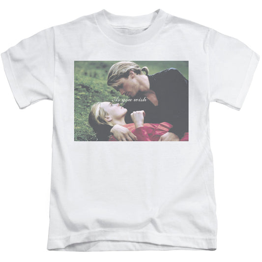 The Princess Bride As You Wish Juvenile Kids Youth T Shirt White Officially Licensed