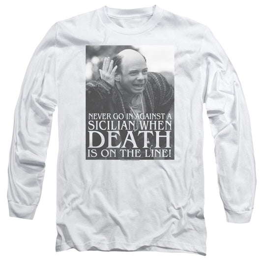 The Princess Bride Sicilian Mens Long Sleeve Shirt White Officially Licensed