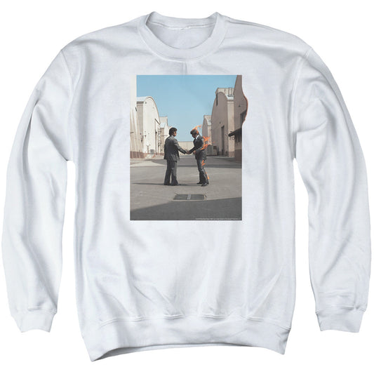 Pink Floyd Wish You Were Here Mens Crewneck Sweatshirt White