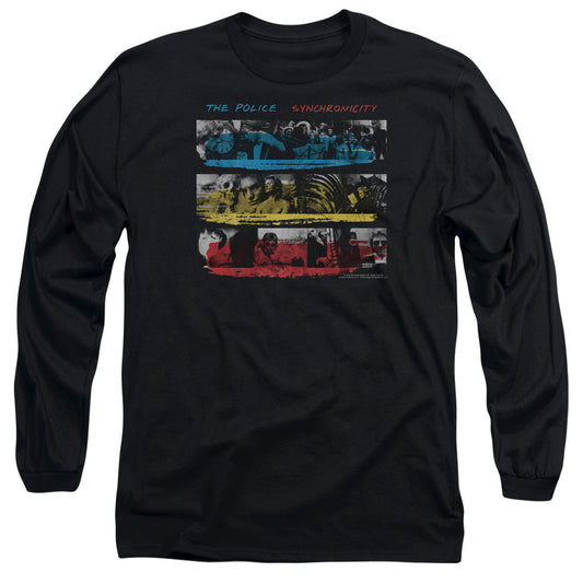 The Police Syncronicity Mens Long Sleeve Shirt Black Officially Licensed