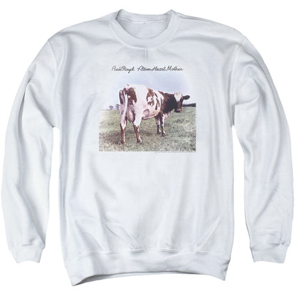 Pink Floyd Atom Heart Mother Mens Crewneck Sweatshirt White