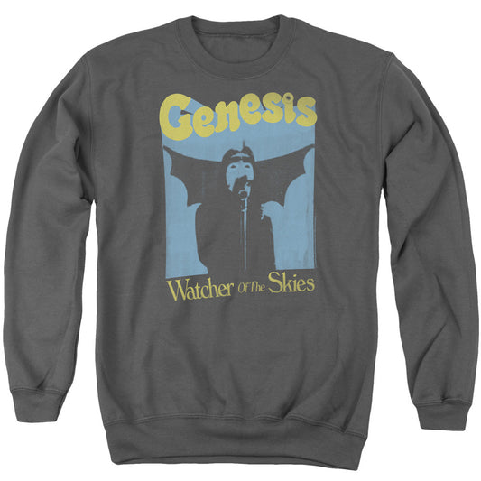 Genesis Watcher Of The Skies Design 2 Mens Crewneck Sweatshirt Charcoal