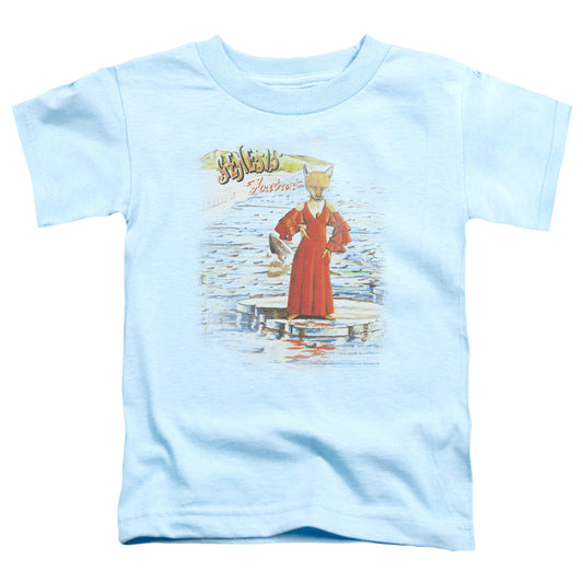 Genesis Large Foxtrot Toddler Kids Youth T Shirt Light Blue