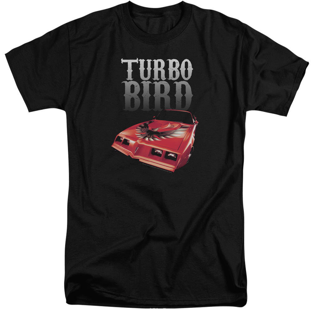 Pontiac Turbo Bird Mens Tall T Shirt Black Officially Licensed