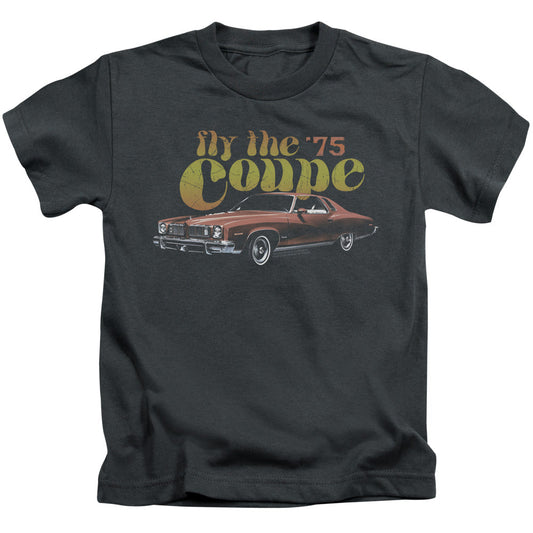 Pontiac Fly The Coupe Juvenile Kids Youth T Shirt Charcoal